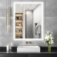 💡 ftoti 36x28 inch led bathroom vanity mirror: anti-fog, lighted, dimmable, waterproof, cri 90+ logo