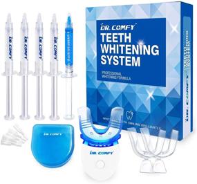 img 4 attached to Pro Bright Smile Teeth Whitening Kit: LED Accelerator Light, 4X Carbamide Peroxide, Desensitizing Gel for Sensitive Teeth, Customizable Trays & Case - Professional Teeth Whitener