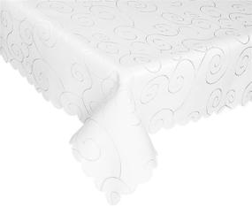 img 4 attached to EcoSol Designs Microfiber Tablecloth: Say Goodbye to Wrinkles!