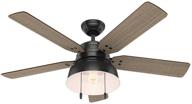 🌬️ hunter mill valley ceiling fan with led light and pull chain control - ideal for indoor and outdoor use логотип