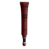 💄 nyx professional makeup powder puff lippie lip cream - pop quiz (berry): high-performing liquid lipstick! logo
