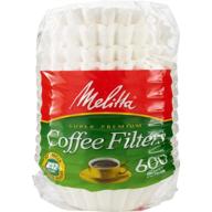 ☕ melitta 631132 coffee filters: 600 count, basket style filters - best value pack of 1 logo