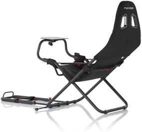 img 3 attached to 🎮 Playseat Challenge Black: Идеальное складное гоночное кресло для геймеров с ограниченным бюджетом!