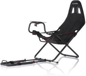 img 4 attached to 🎮 Playseat Challenge Black: Идеальное складное гоночное кресло для геймеров с ограниченным бюджетом!