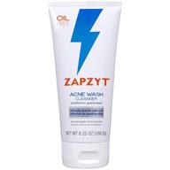 🧼 zapzyt acne wash: powerful 6.25 oz salicylic acid solution for clear skin logo