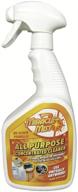 🧼 miraclemist all purpose cleaner: indoor & outdoor use, long lasting stain protection for bathrooms, boats, rvs, decks, concrete, vinyl & tile - 32 oz size logo