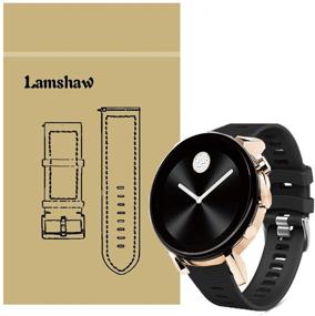 img 4 attached to Compatible Smartwatch Blueshaw Replacement Silicone Cell Phones & Accessories