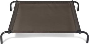 img 3 attached to 🐾 Furhaven Pet Reimagined: Reinforced Cot Bed with Detachable Plush Dog Blanket, ThermaPUP Self-Warming Reflective Thermal Insert Mat - Ideal for Dogs & Cats of All Sizes & Colors