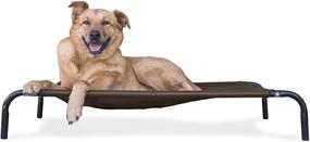 img 4 attached to 🐾 Furhaven Pet Reimagined: Reinforced Cot Bed with Detachable Plush Dog Blanket, ThermaPUP Self-Warming Reflective Thermal Insert Mat - Ideal for Dogs & Cats of All Sizes & Colors