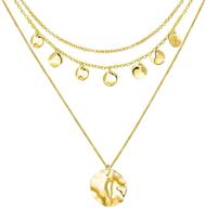 lane woods layered necklaces women logo