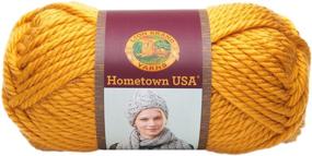 img 2 attached to Lion Brand Yarn Hometown Madison Mustard 1-Pack