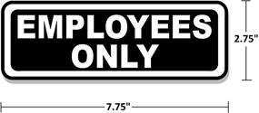 img 1 attached to Employees Laminated 2 5 Inches Compliance Restaurants