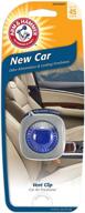 🚗 arm & hammer ah8200nec new car vent clip air freshener - 1 pack logo