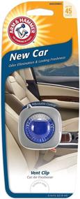 img 2 attached to 🚗 Arm & Hammer AH8200NEC New Car Vent Clip Air Freshener - 1 Pack