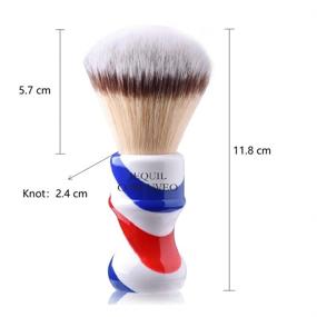 img 1 attached to Luxury Classical Handle Shaving Brush - Enhance Your Shaving Experience