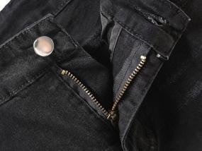 img 2 attached to Ultimate Fashion Statement: Black Ripped Skinny Distressed Boys' Clothing and Jeans