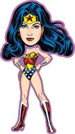 🦸 long-lasting wonder woman air freshener by plasticolor - wiggler dc comics collection logo