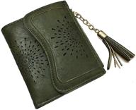 👜 kesenke womens leather organizer: trendy handbags & wallets for women in wallets collection logo