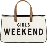 👜 large canvas tote bag for girl's weekend - santa barbara designs hold everything логотип