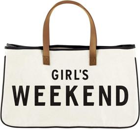 img 4 attached to 👜 Large Canvas Tote Bag for Girl's Weekend - Santa Barbara Designs Hold Everything