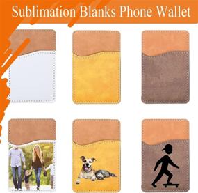 img 1 attached to Sublimation Blanks Wallet Leather Android