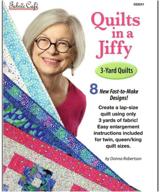 easy and quick quilting with fabric cafe quilts in a jiffy 3 yard quilt pattern book logo