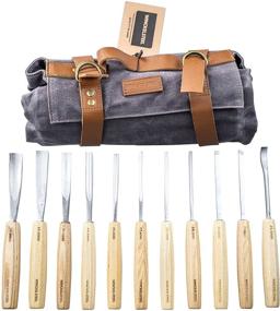 img 4 attached to WINCKELSTEEL Wood Carving Tools Set - 12 Wood Chisels for Effortless Woodworking - Premium Quality Chisel Set Suitable for All Skill Levels - Ideal Woodworking Tools for Hobbyists Or Professionals