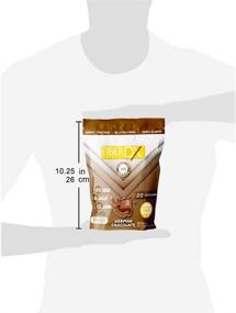 img 2 attached to 🥛 Barn Dad Nutrition Fiberdx German Shake: Light to Medium Brown Chocolate - 24.7 Ounce High-Fiber Protein Supplement
