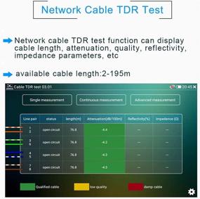 img 2 attached to 📷 Advanced 7" IP Camera Tester: Monitor, Support 6K IP/Coax/Analog CCTV Camera, HDMI In&amp;Out/Power Output/PTZ Control/IP Searching/Network Tool