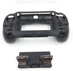 img 1 attached to 🎮 L3 R3 Matte Hand Grip Handle Joypad Stand Case for PS Vita PSV 1000 (Black) - Improved Gaming Experience with L2 R2 Trigger Grips
