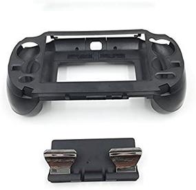 img 3 attached to 🎮 L3 R3 Matte Hand Grip Handle Joypad Stand Case for PS Vita PSV 1000 (Black) - Improved Gaming Experience with L2 R2 Trigger Grips
