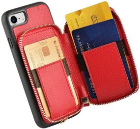 img 1 attached to ZVE Wallet Case For Apple IPhone 8 And IPhone 7 And IPhone SE(2020)