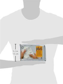 img 1 attached to 🔨 ACTIVA Plus Natural Self-Hardening Clay White 2.2 lbs: Premium Air-Dry Modeling Clay for Sculpting & Crafts