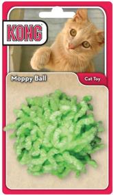 img 1 attached to 🐱 Variety-Colored KONG Cat Moppy Ball Toy - A Perfect Cat Toy for Enhanced Playtime