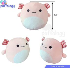 img 1 attached to PUFFOLOGY Salamander Birthdays Compatible Squishmallow