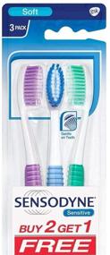 img 2 attached to 🦷 Relieve Tooth Sensitivity with Sensodyne Sensitive Toothbrush - 2+1 Pack