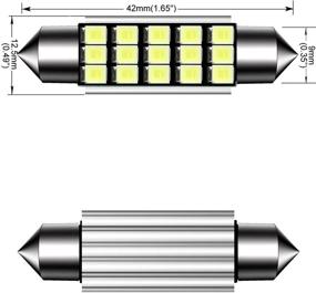 img 2 attached to Gkromzo Festoon Interior Lights 569 Pure RV Parts & Accessories