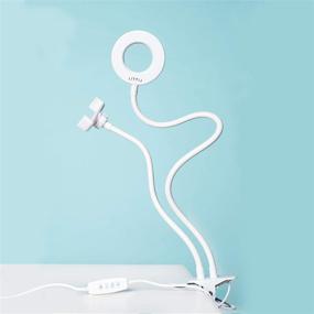 img 3 attached to Светильник LITTIL Shine: улучшите ваши фотографии и видеоролики на TikTok, 📸 Zoom, IG и других платформах с минималистичным светодиодным кольцом для селфи