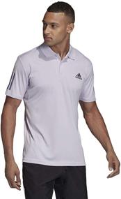 img 3 attached to Adidas 3 Stripes Tennis Shirt Black Men's Clothing for Active