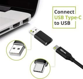 img 2 attached to 🔌 Адаптер USB C Female to USB 3.0 Male (2 шт.) - Адаптер BrexLink Type C to USB A для ноутбуков, портативных зарядных устройств, зарядных устройств и др. с обычными портами USB A (черный)