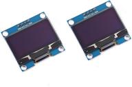 🔵 модуль дисплея teyleten robot ssh1106 oled 128x64 1,3 дюйма i2c iic serial oled для raspberry pi и микроконтроллера (синий свет) - 2 шт. логотип