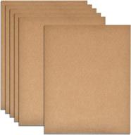 📝 rustic kraft paper stationery sheets - 144 pack for calligraphy, crafts, and scrapbooking logo