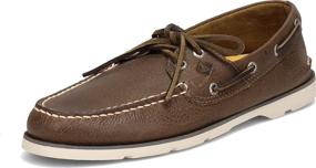 img 4 attached to Sperry Mens Leeward Boat Sahara Men's Shoes and Loafers & Slip-Ons
