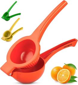 img 4 attached to Hydration Nation Orange Squeezer: Fast and Easy Manual Press Juicer for Instant Orange Extraction