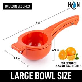 img 2 attached to Hydration Nation Orange Squeezer: Fast and Easy Manual Press Juicer for Instant Orange Extraction