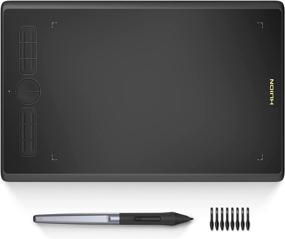 img 4 attached to Premium HUION Inspiroy H580X Graphics Tablet: 8x5 Inch, 8192 Levels, Battery-Free Pen, 8 Shortcut Keys- Mac, Linux, Windows, Android Compatible