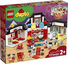 img 1 attached to 🏠 LEGO DUPLO Городской Дом Семьи 10943 Игровой Набор Игрушек для Счастливых Моментов Детства: Развивает Воображение и Творческую Привлекательность для Детей, Новинка 2021 года (227 Кирпичей)