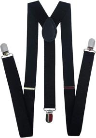 img 4 attached to Adjustable Elastic Y-Back Navisima Suspenders for Girls, Toddler, Baby - Strong Metal Clips, Perfect Fit