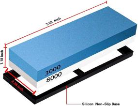img 3 attached to 🔪 Профессиональный двухсторонний водный шлифовальный камень