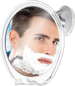 img 4 attached to 🪞 Fogless Shower Mirror for Razor Shaving with Razor Hook, Powerful Suction Cup, Uncompromised Fog-Free Experience, Anti-Fog Bathroom Mirror, 360° Swivel, Shatterproof Design, Portable and Travel-Friendly, No More Fog or Slipping